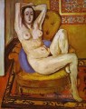 Nackt auf einem blauen Kissen 1924 Abstract